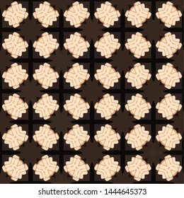 Abstract seamless pattern luxury ornament in islamic style. Abstract geometric element arabesque