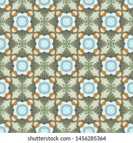 Abstract seamless pattern luxury ornament in islamic style. Abstract geometric element arabesque
