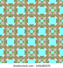 Abstract seamless pattern luxury ornament in islamic style. Abstract geometric element arabesque