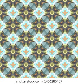 Abstract seamless pattern luxury ornament in islamic style. Abstract geometric element arabesque