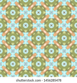 Abstract seamless pattern luxury ornament in islamic style. Abstract geometric element arabesque