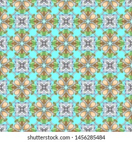 Abstract seamless pattern luxury ornament in islamic style. Abstract geometric element arabesque