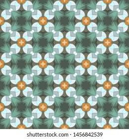 Abstract seamless pattern luxury ornament in islamic style. Abstract geometric element arabesque