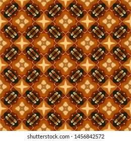 Abstract seamless pattern luxury ornament in islamic style. Abstract geometric element arabesque
