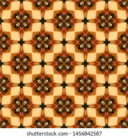 Abstract seamless pattern luxury ornament in islamic style. Abstract geometric element arabesque