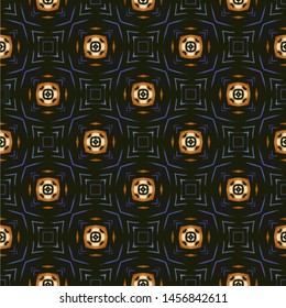Abstract seamless pattern luxury ornament in islamic style. Abstract geometric element arabesque