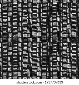 Abstract seamless pattern made of lines. A seamless pattern consisting of many lines, hatched lines. Vector eps illustration.