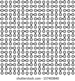 Abstract seamless pattern made of simple dots and metaballs