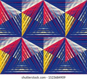 Abstract seamless pattern of many lines. Geometric texture. Abstract background for your design.
