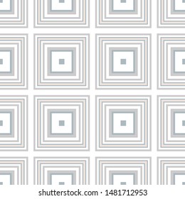 Abstract seamless pattern of many shapes. Vector kaleidoscope. Forms from layers.