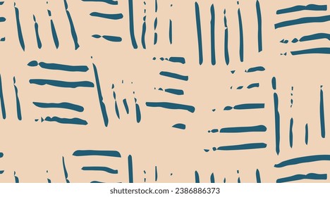Abstract seamless pattern. Melange textured Modern abstract background with handdrawn strokes for fabric, cards, invitations, books, surface design, posters, banners, packaging Vector