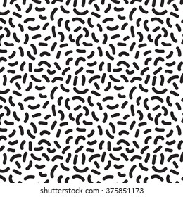 Abstract seamless pattern, memphis 90s style