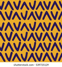 Abstract seamless pattern in memphis style. Hand drawn vintage background. Sketch design for print, home decor, textile, wrapping paper, fashion fabric