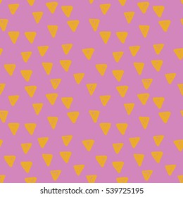 Abstract seamless pattern in memphis style. Hand drawn vintage background. Sketch design for print, home decor, textile, wrapping paper, fashion fabric