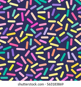 Abstract seamless pattern in memphis style. Background for printing brochure, poster, party, summer print, vintage textile design, sport wear.Neon colors.
