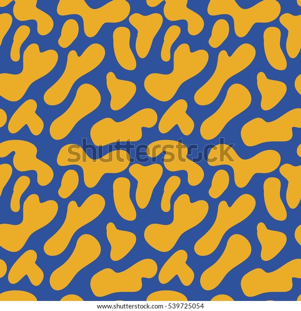 Abstract Seamless Pattern Memphis Style Hand Stock Vector Royalty