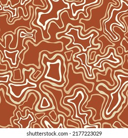 Abstract seamless pattern with messy lines. Hand drawn vector illustration, flat color design.