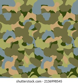 abstract seamless pattern, military khaki protective coloring