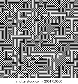 Abstract seamless pattern, minimal geometric background, repeating geometric pattern, graphic modern pattern, black and white pattern background