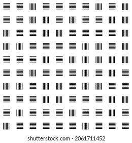 Resumen de patrón sin fisuras, fondo geométrico mínimo, patrón geométrico repetido, patrón gráfico moderno, fondo de patrón negro y blanco