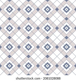 Resumen de un patrón impecable en un estilo minimalista. Formas geométricas grises sobre un fondo blanco. Elegantes líneas rectas para tu diseño de moda, textiles. Ilustración vectorial de material.
