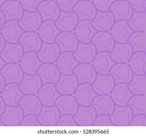 Abstract seamless pattern. Mirror geometric ornament. Vector illustration purple color