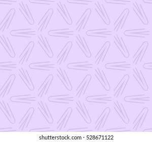 Abstract seamless pattern. Mirror geometric ornament. Vector illustration purple color