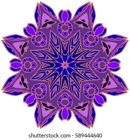 Abstract seamless pattern model . Mandala pattern repetition. Vintage background. Seamless pattern can be used for wallpaper , patterns, textiles, tissue, packaging, surface texture to the design.