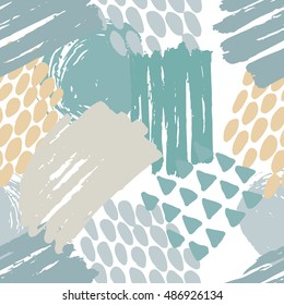 Abstract seamless pattern. Modern fashion design. Vector illustration. Good for textile design or wrapping.