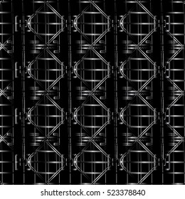 Abstract seamless pattern. Modern geometric background.