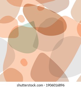 Abstract seamless pattern in modern simple style. Tropical nature inspired. Design for wrapping paper, wallpaper, fabrics and fashion clothes. 