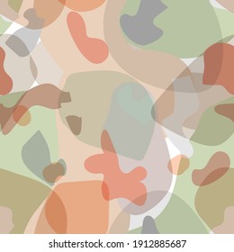 Abstract seamless pattern in modern simple style. Tropical nature inspired. Design for wrapping paper, wallpaper, fabrics and fashion clothes. 