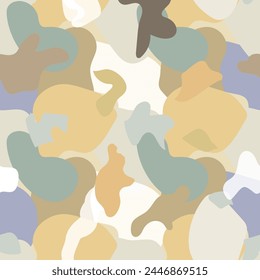 Abstract seamless pattern in modern simple style. Tropical nature inspired. Design for wrapping paper, wallpaper, fabrics, fashion.