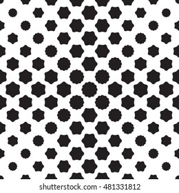 Abstract Seamless Pattern . Modern Star Design. 