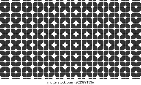 Abstract seamless pattern. Modern style texture. Repeat the shape with a dark color and a white background.