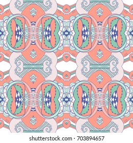 Abstract seamless pattern in modern style. Vector illustration.