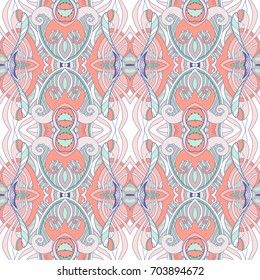 Abstract seamless pattern in modern style. Vector illustration.