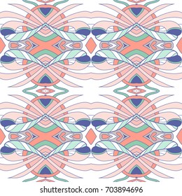 Abstract seamless pattern in modern style. Vector illustration.