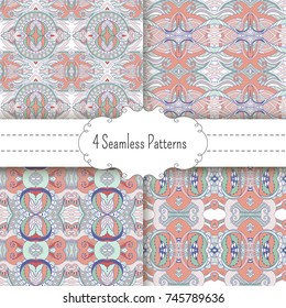 Abstract seamless pattern in modern style. Vector illustration.