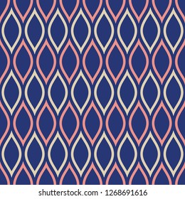 Abstract seamless pattern. Modern stylish elegant texture. Repeating smooth geometric tiles. Simple ornament. Design for print, fabric, cloth, textile, decoration. Vector colorful background.