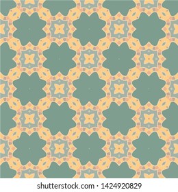 Abstract seamless pattern modern stylish abstract texture. Stylish fabric print with ethnic ornate design