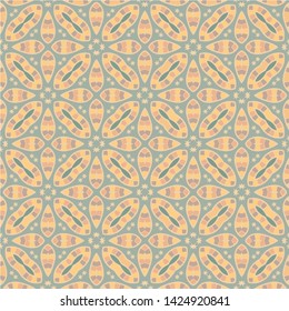 Abstract seamless pattern modern stylish abstract texture. Stylish fabric print with ethnic ornate design