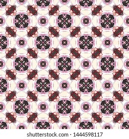Abstract seamless pattern modern stylish abstract texture. Stylish fabric print with ethnic ornate design