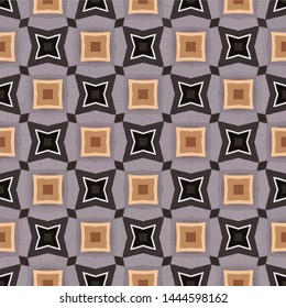 Abstract seamless pattern modern stylish abstract texture. Stylish fabric print with ethnic ornate design
