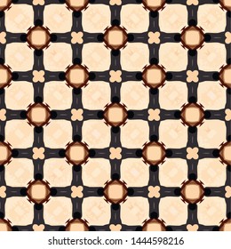 Abstract seamless pattern modern stylish abstract texture. Stylish fabric print with ethnic ornate design