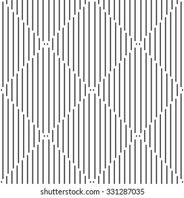 Abstract seamless pattern. Modern stylish texturegeometric background with rhombus, triangles, lines 