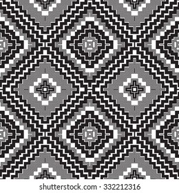 Abstract seamless pattern. Modern stylish texture geometric background with lines, rhombus
