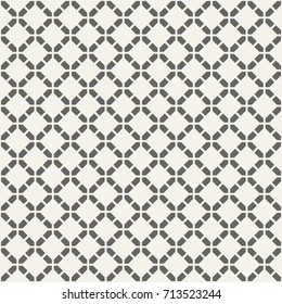 Abstract seamless pattern. Modern stylish texture. Regularly repeating rhombuses made of geometric shapes. Linear style. Vector background.