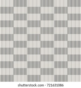 Abstract seamless pattern. Modern stylish texture. Repeating geometric tiles with striped rectangles. Vector background.