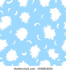 abstract seamless pattern  monochrom blue